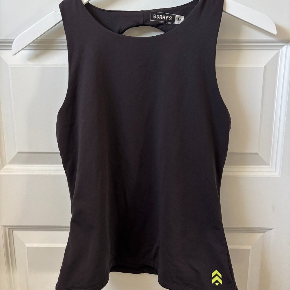 BARRY'S BLACK CIRCLE BACK TANK M / BLACK